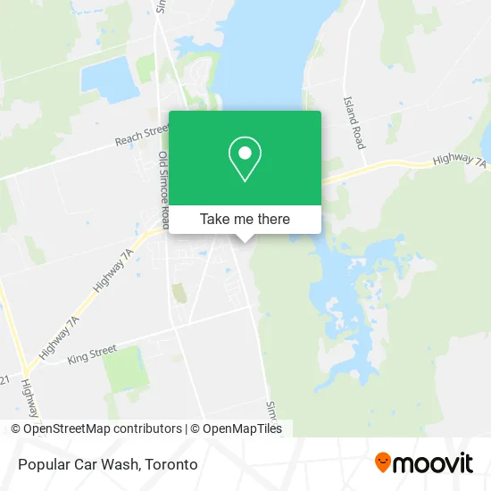 Popular Car Wash map