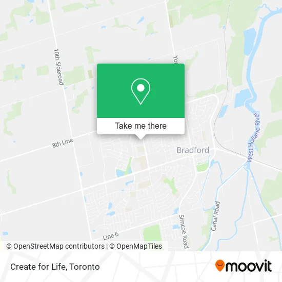Create for Life map