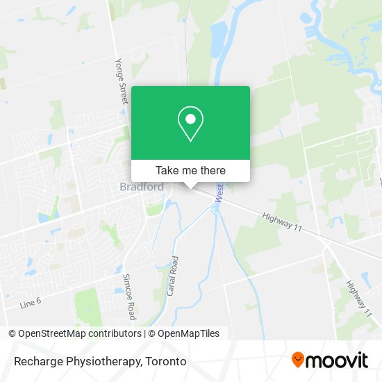 Recharge Physiotherapy map