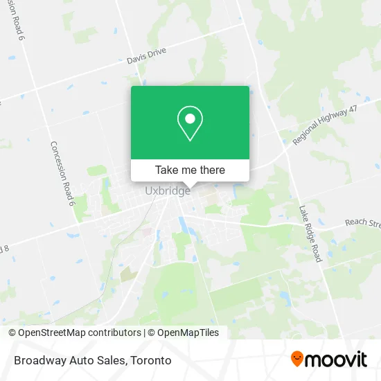 Broadway Auto Sales map