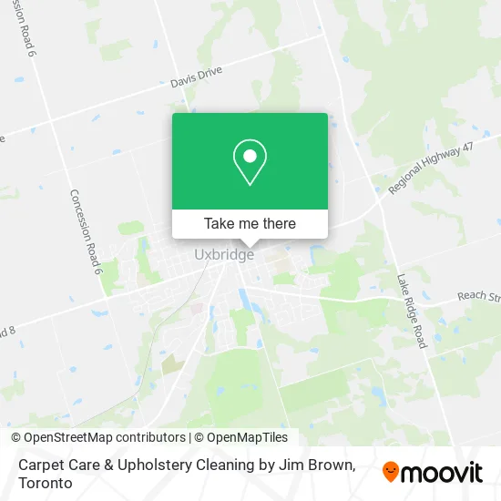 Carpet Care & Upholstery Cleaning by Jim Brown map