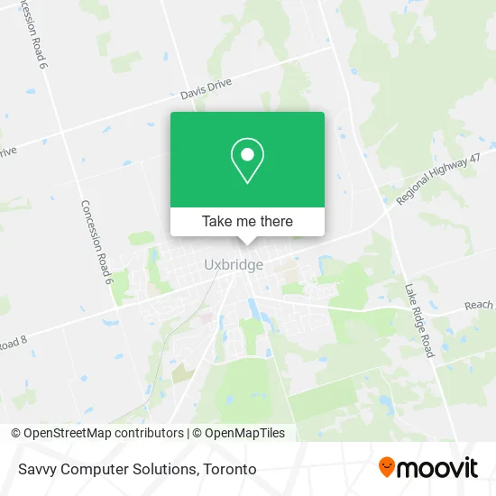 Savvy Computer Solutions map