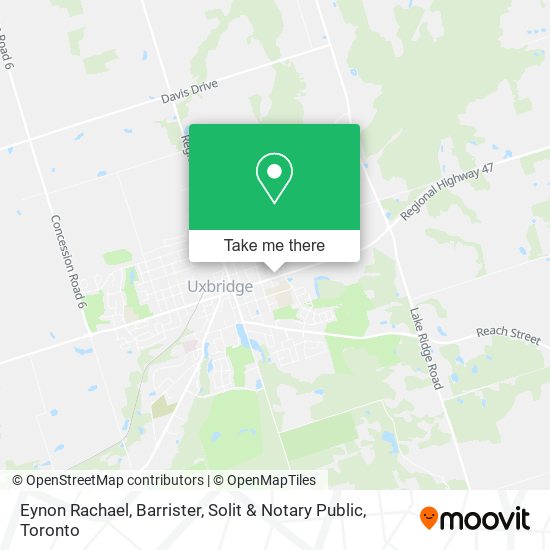 Eynon Rachael, Barrister, Solit & Notary Public map