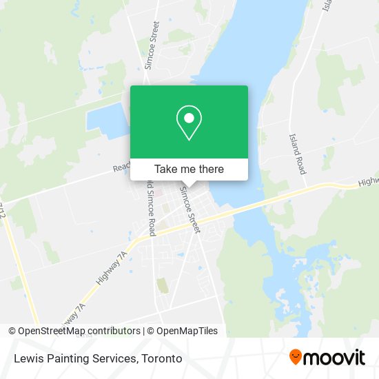 Lewis Painting Services map