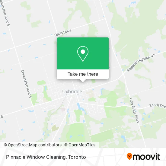 Pinnacle Window Cleaning map