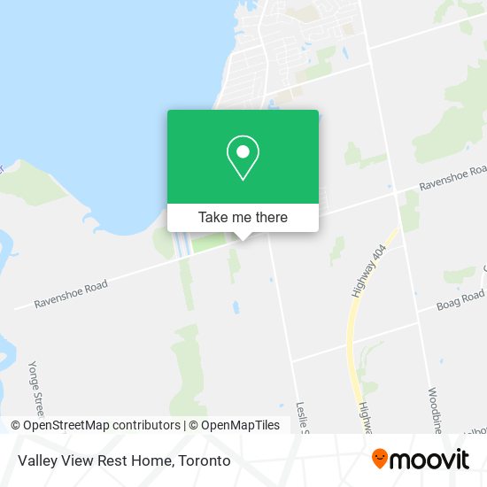 Valley View Rest Home map