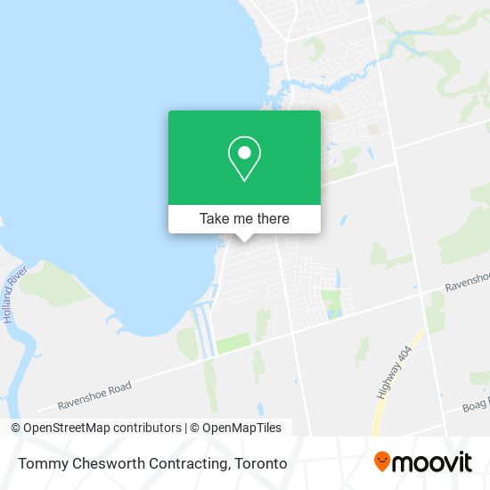 Tommy Chesworth Contracting map