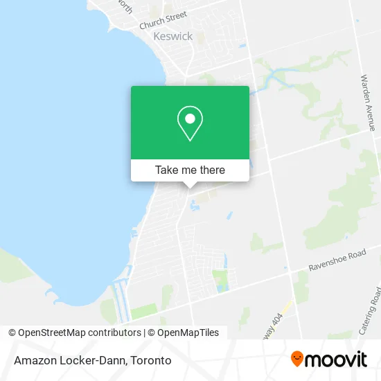 Amazon Locker-Dann map