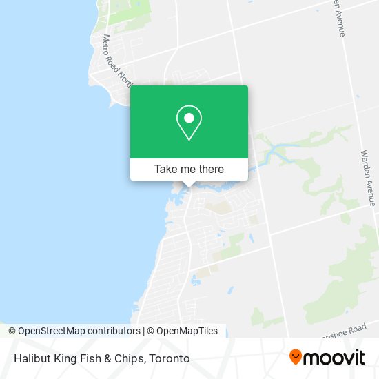 Halibut King Fish & Chips map