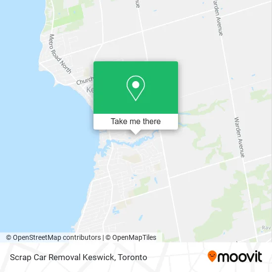Scrap Car Removal Keswick map