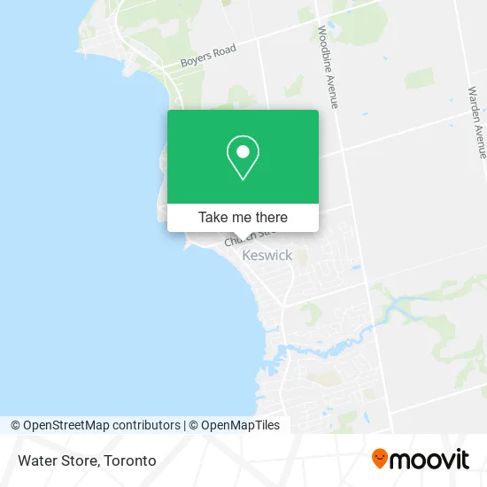 Water Store map