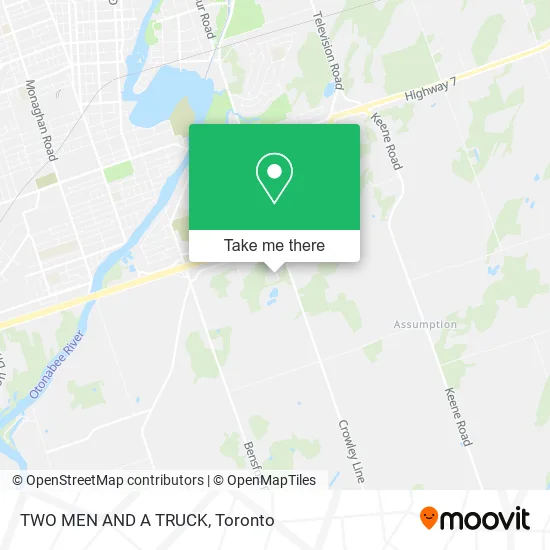 TWO MEN AND A TRUCK map