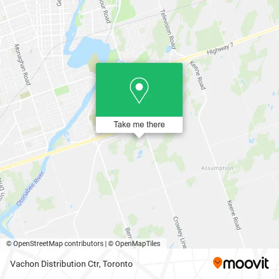 Vachon Distribution Ctr map