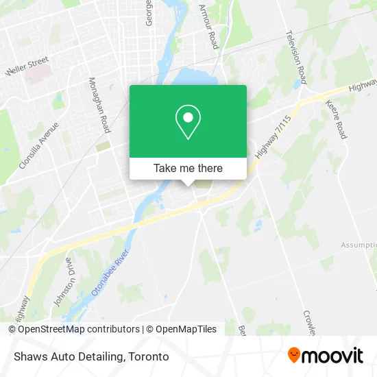 Shaws Auto Detailing map