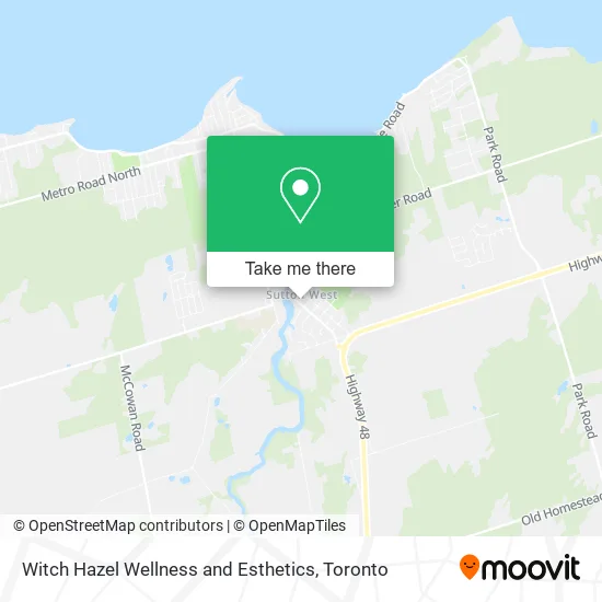Witch Hazel Wellness and Esthetics map