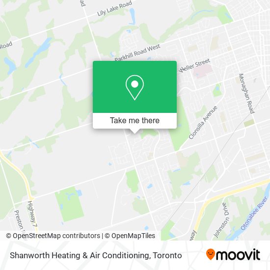 Shanworth Heating & Air Conditioning map