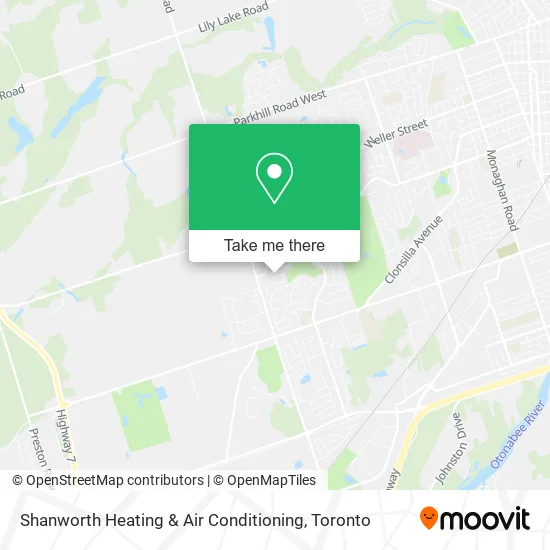 Shanworth Heating & Air Conditioning map