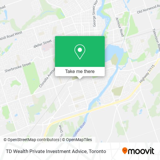 TD Wealth Private Investment Advice map