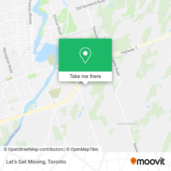 Let's Get Moving map