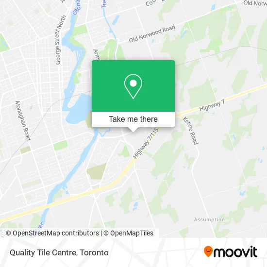 Quality Tile Centre map