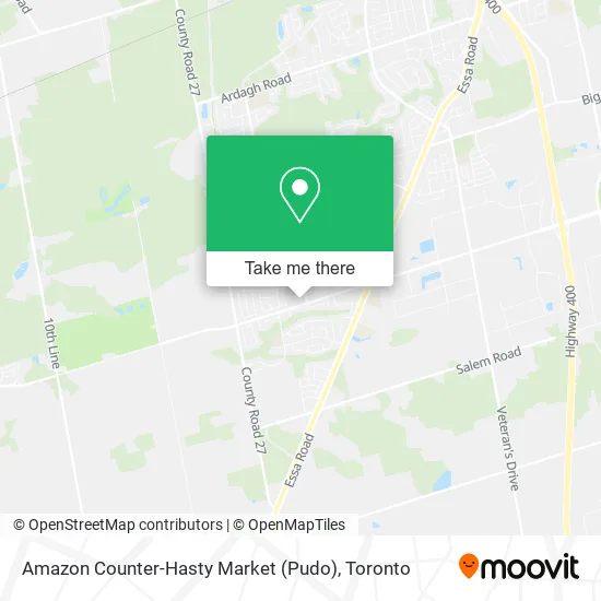 Amazon Counter-Hasty Market (Pudo) map