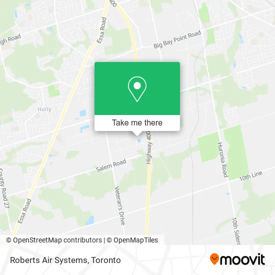 Roberts Air Systems map