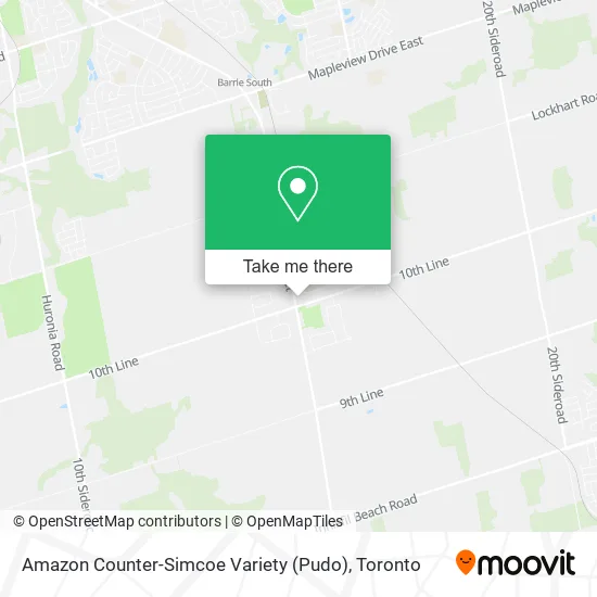 Amazon Counter-Simcoe Variety (Pudo) map