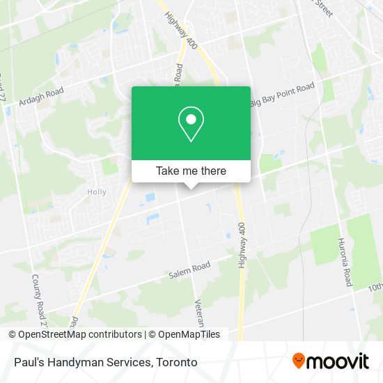 Paul's Handyman Services map