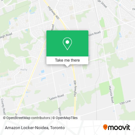 Amazon Locker-Noidea map