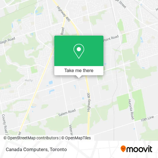 Canada Computers map