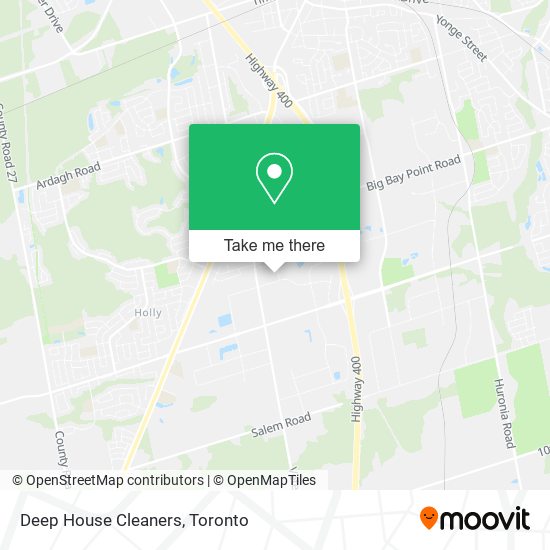 Deep House Cleaners map