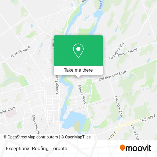 Exceptional Roofing map