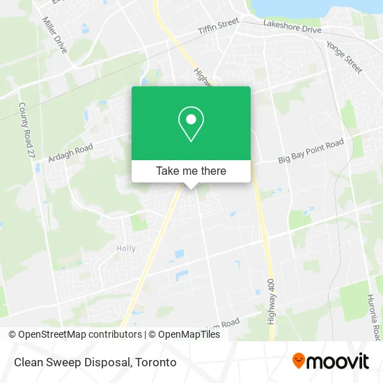 Clean Sweep Disposal map