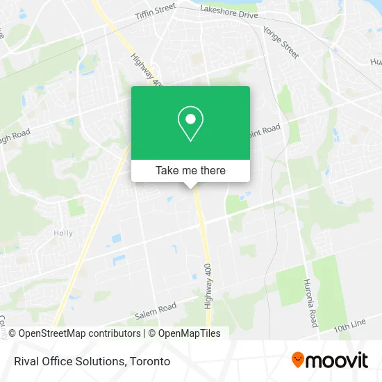 Rival Office Solutions map