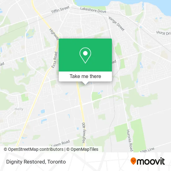 Dignity Restored map
