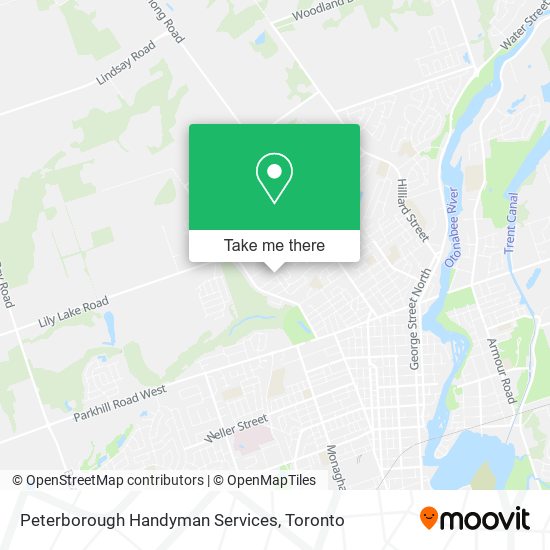 Peterborough Handyman Services map