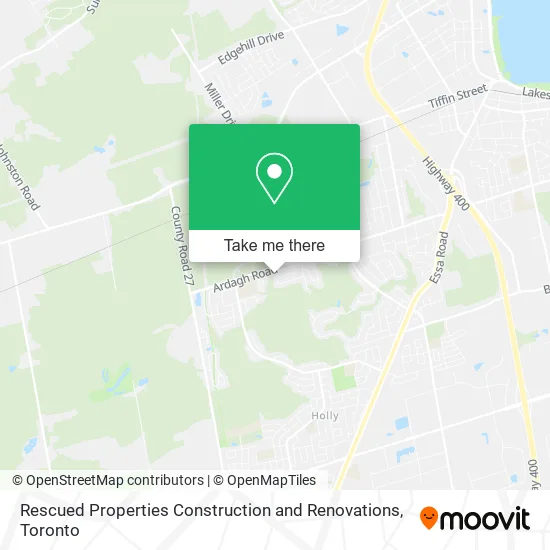 Rescued Properties Construction and Renovations map