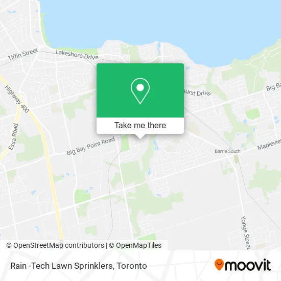 Rain -Tech Lawn Sprinklers map