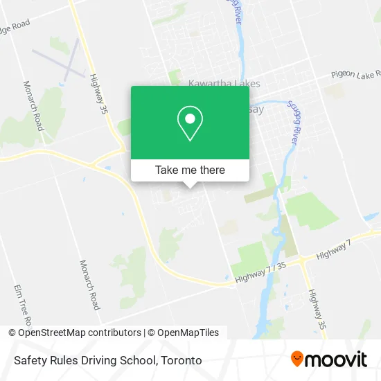 Safety Rules Driving School map