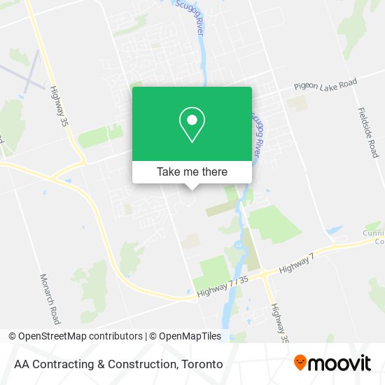 AA Contracting & Construction map