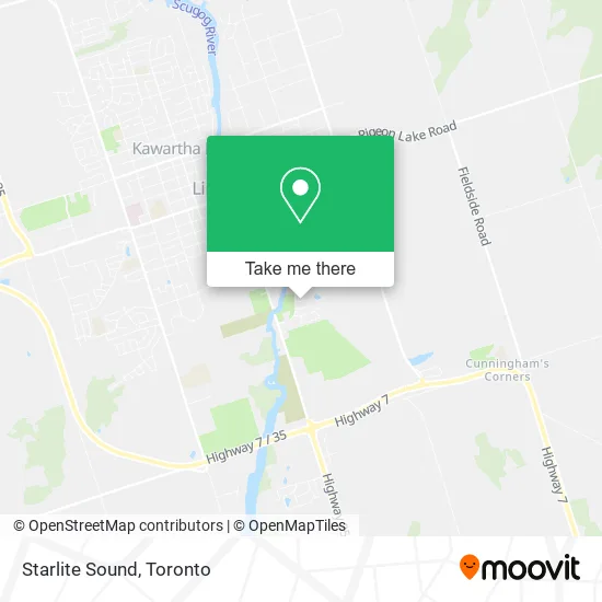 Starlite Sound map