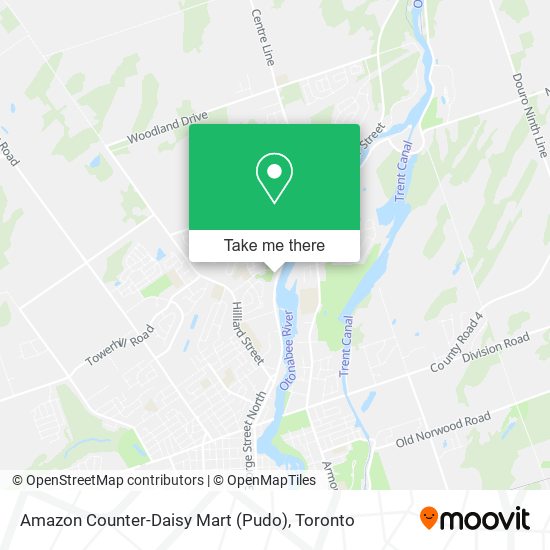 Amazon Counter-Daisy Mart (Pudo) map