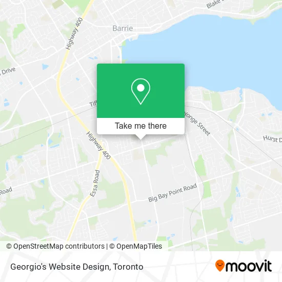 Georgio's Website Design map