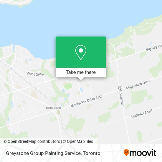 Greystone Group Painting Service map