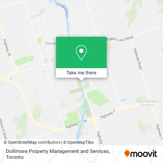 Dollimore Property Management and Services map