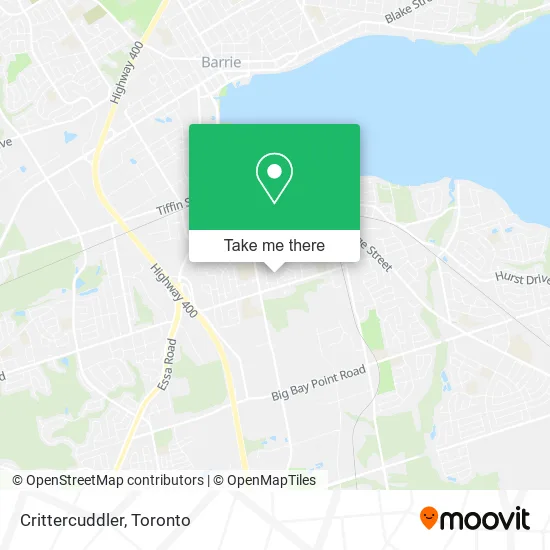 Crittercuddler map