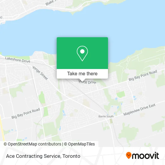 Ace Contracting Service map