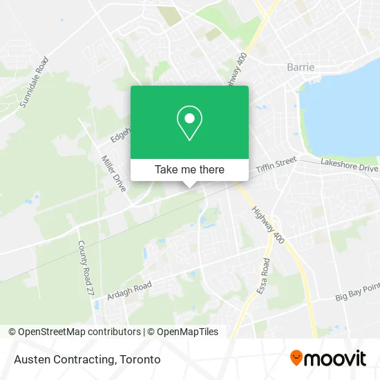 Austen Contracting map