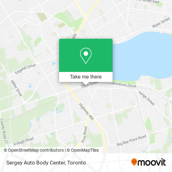 Sergey Auto Body Center map