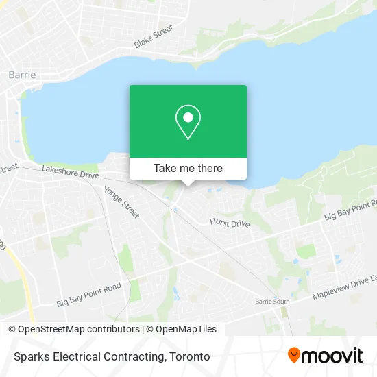 Sparks Electrical Contracting map